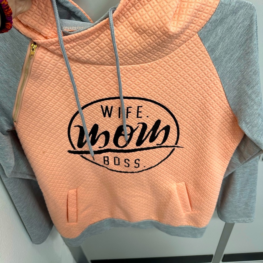 Wife, mom boss hoodie